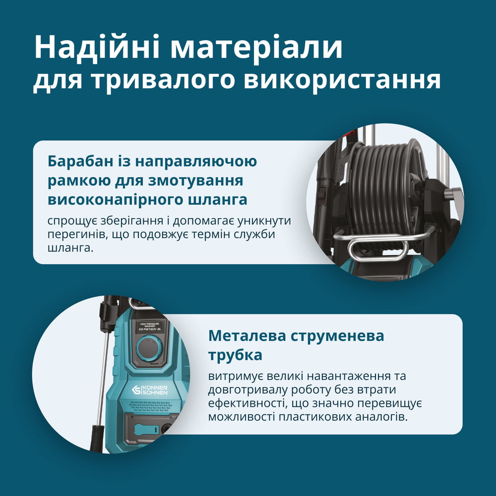 Мийка високого тиску KS PW160V-BL