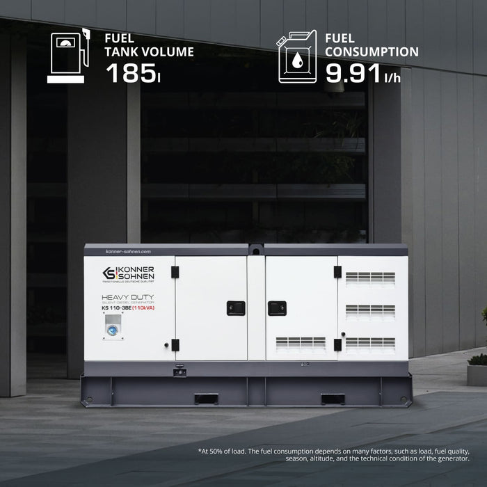 Dieselová třífázová elektrárna KS 110-3BE