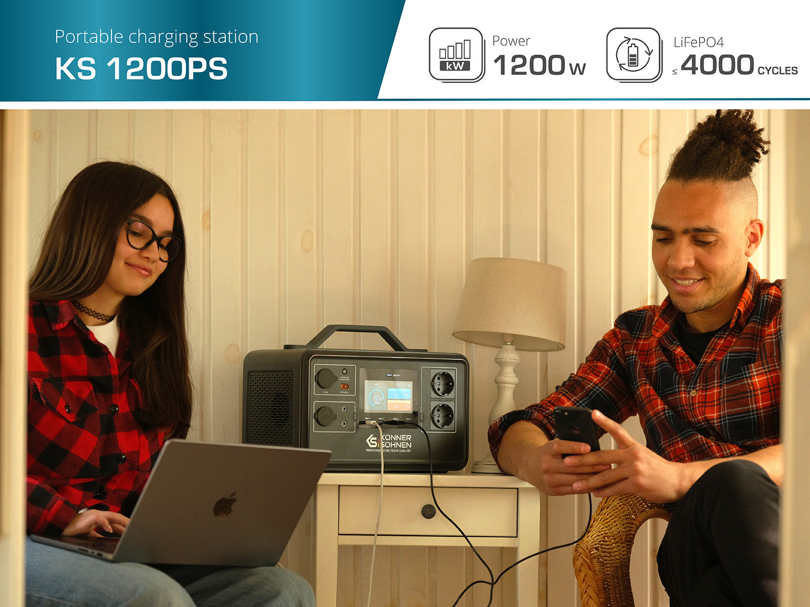 Portable power station KS 1200PS