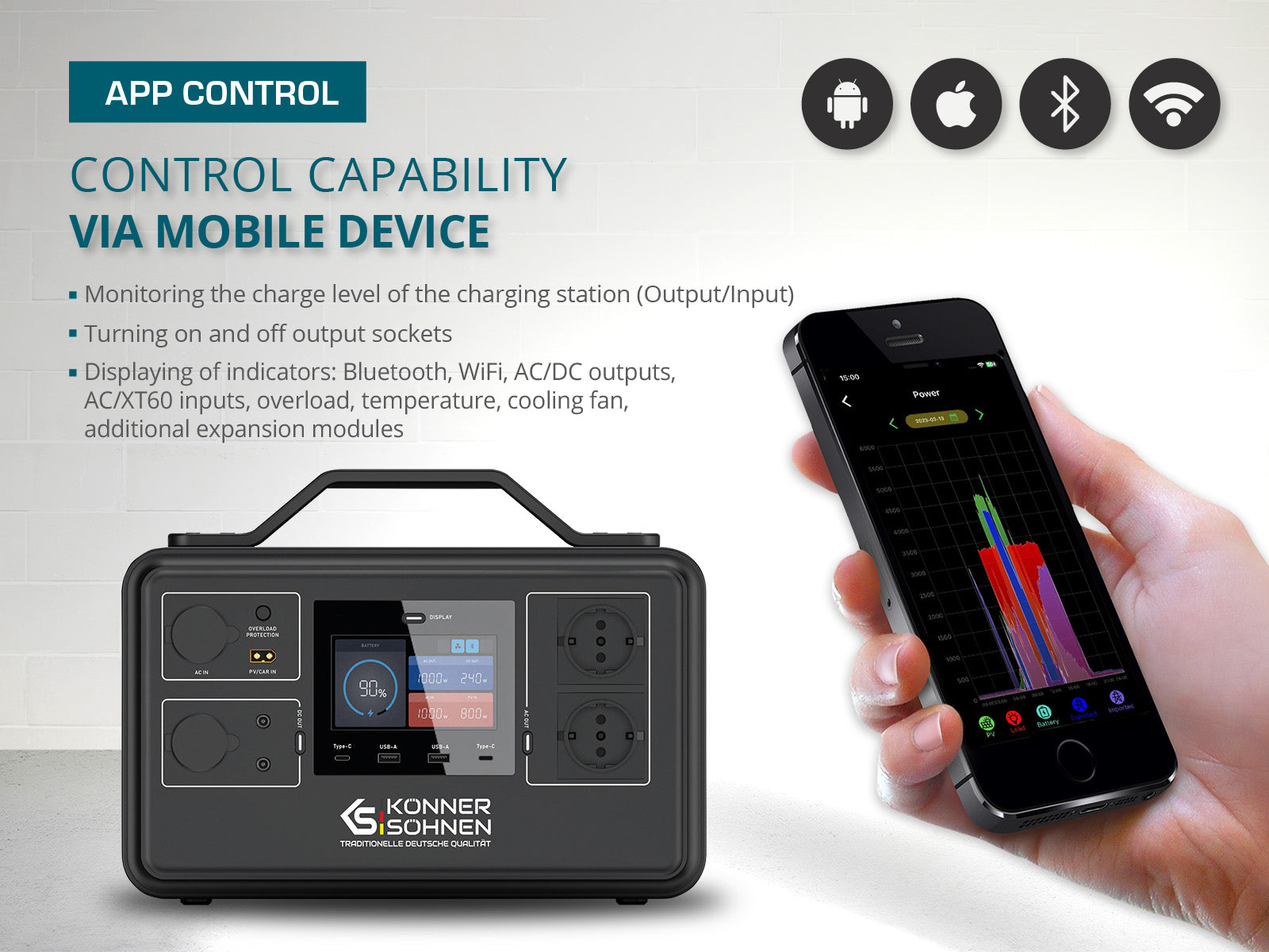 Portable power station KS 1200PS