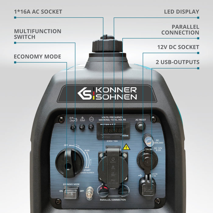 Invertergenerator KS 2100i S