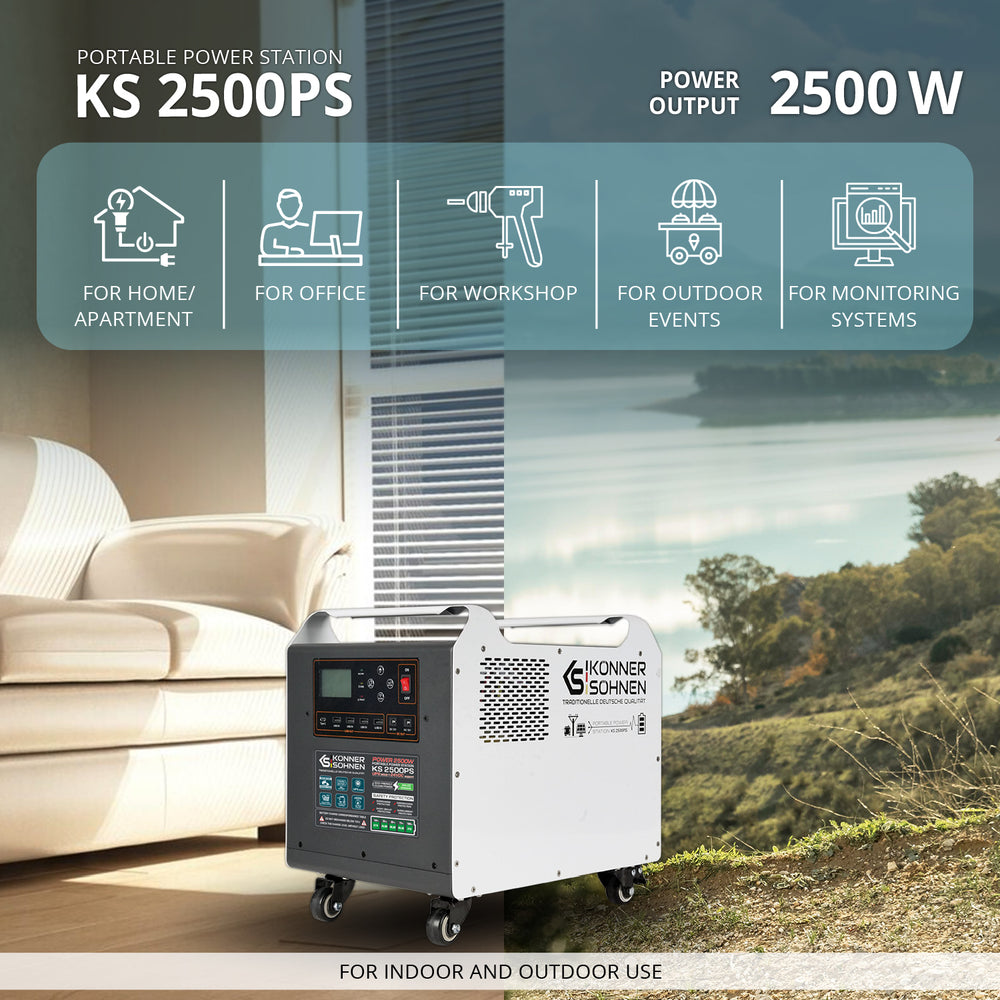 Výkonná elektrárna KS 2500PS (Repasovaná vynikající)