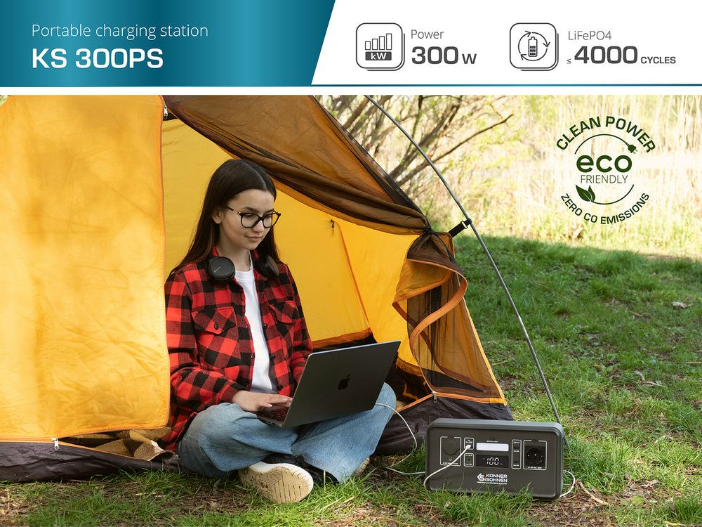 Centrale électrique portable LifePO4 KS 300PS (Reconditionné –État correct)