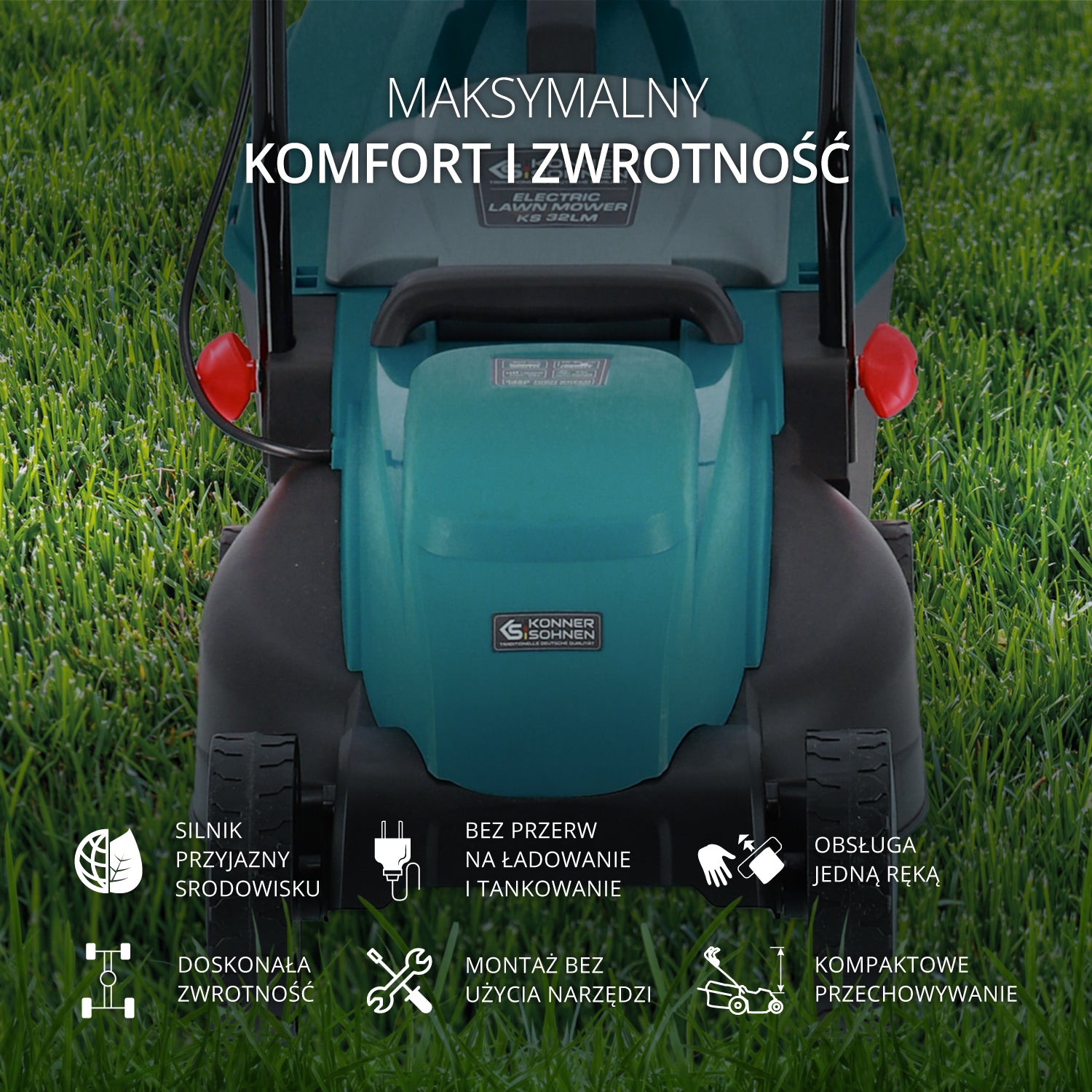 Elektryczna kosiarka do trawy KS 32LM