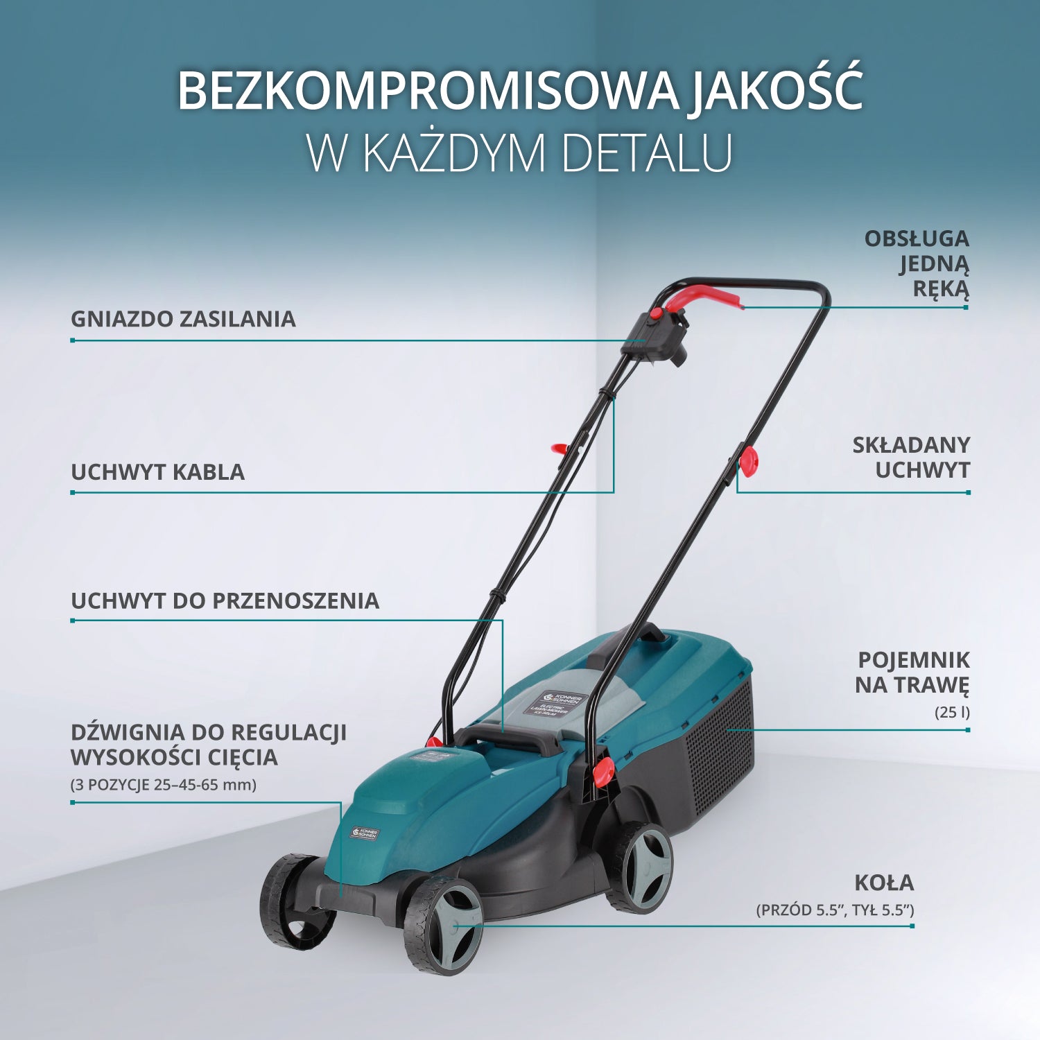 Elektryczna kosiarka do trawy KS 32LM
