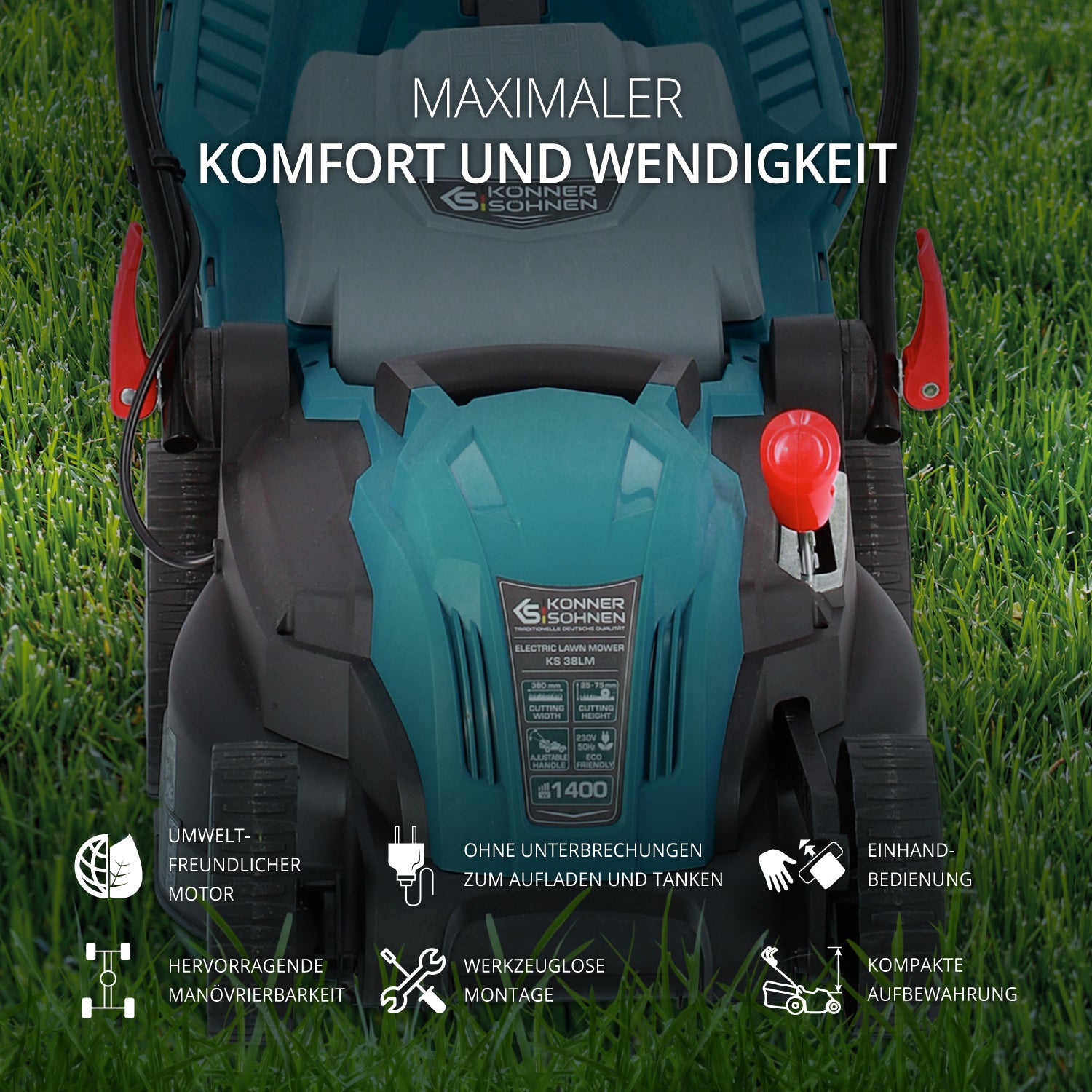 Elektrischer Rasenmäher KS 38LM
