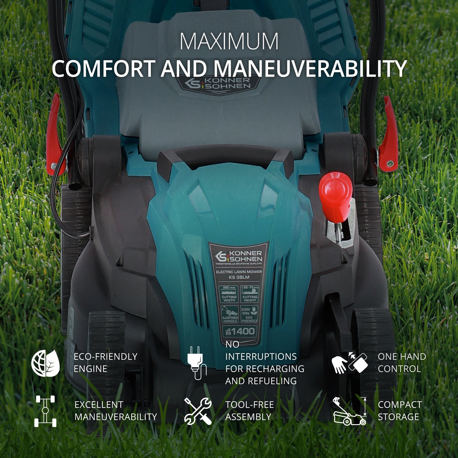 Electric lawn mower KS 38LM