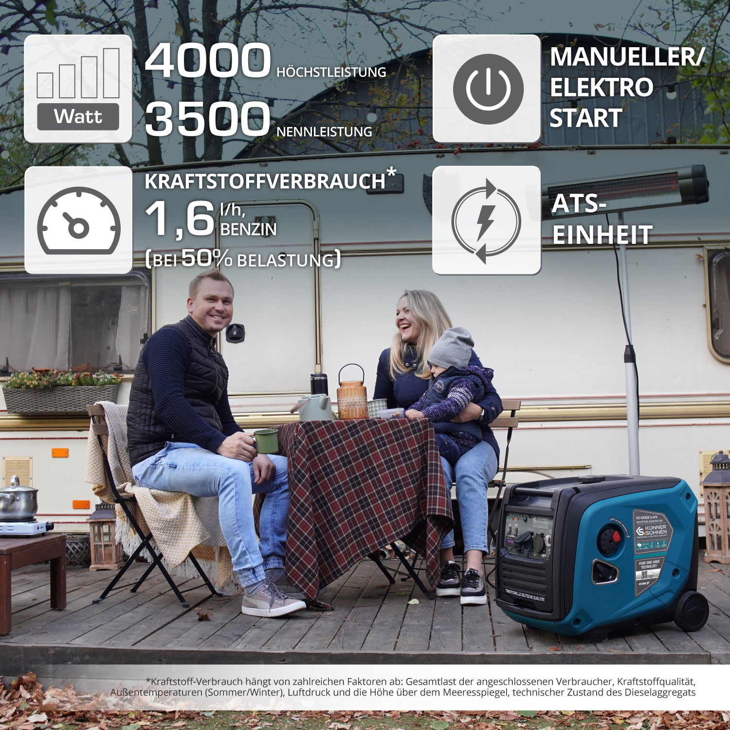 Inverter-Generator KS 4000iE S ATS Version 2