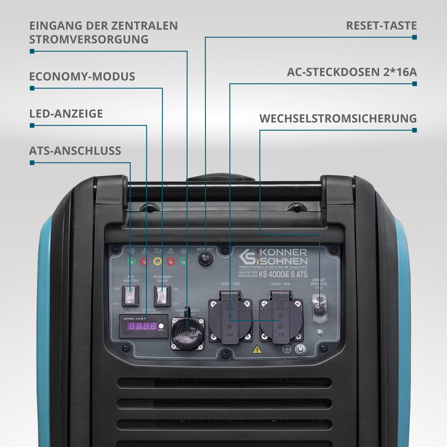 Inverter-Generator KS 4000iE S ATS Version 2