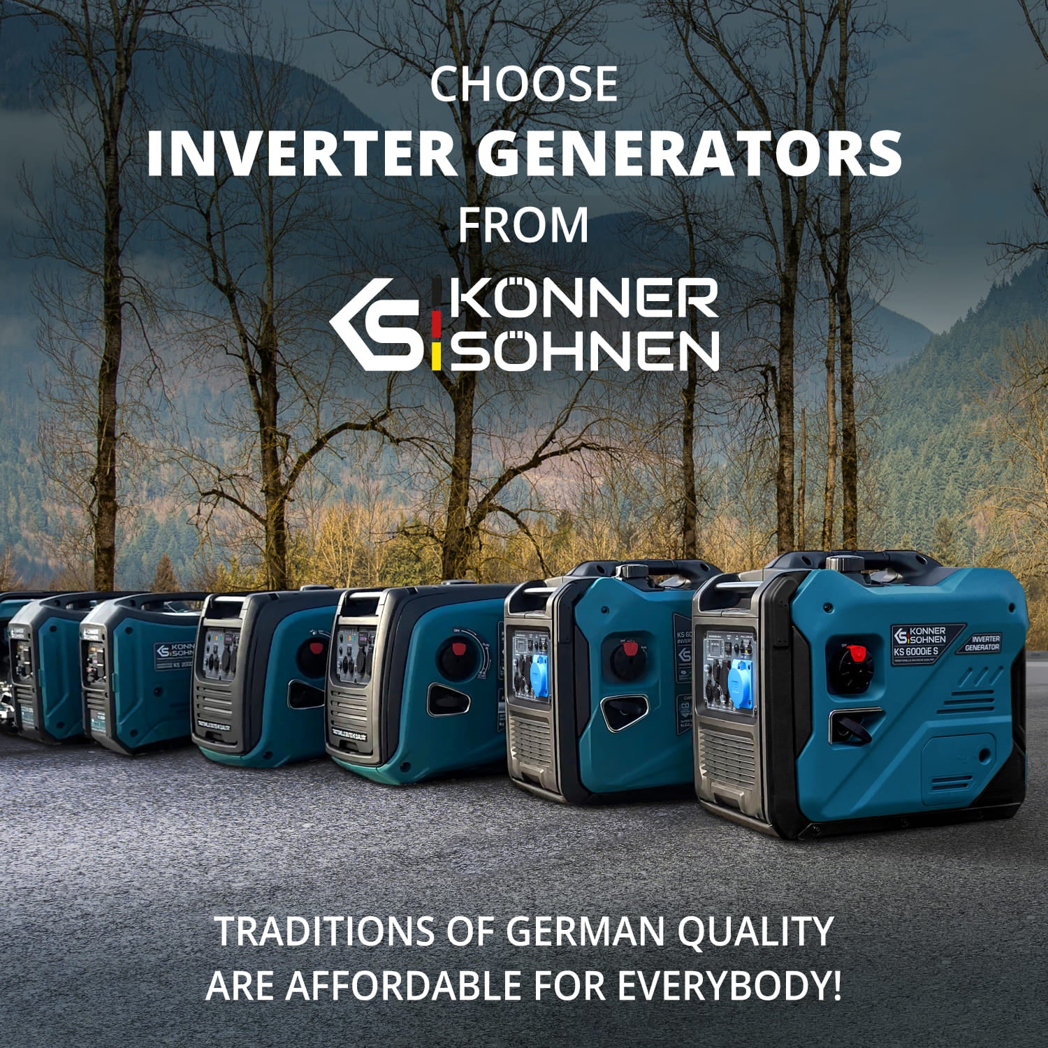 Inverter generator KS 4000iE S ATS Version 2