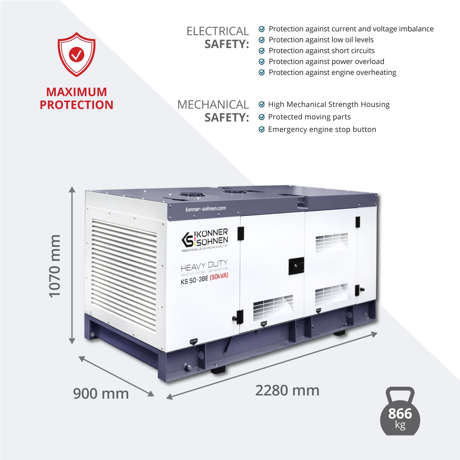 3 phase generator KS 50-3BE