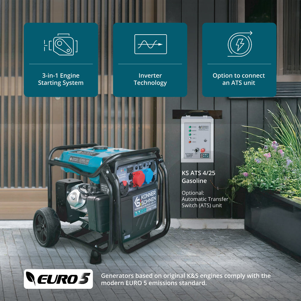 Инвертер генератор KS 8100iE 1/3 ATSR