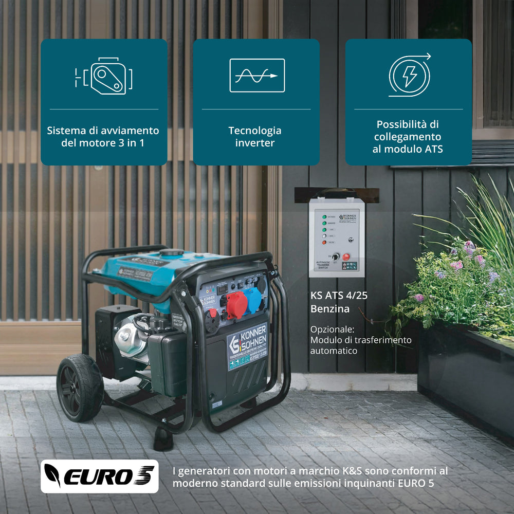 Generatore Inverter KS 8100iE 1/3 ATSR