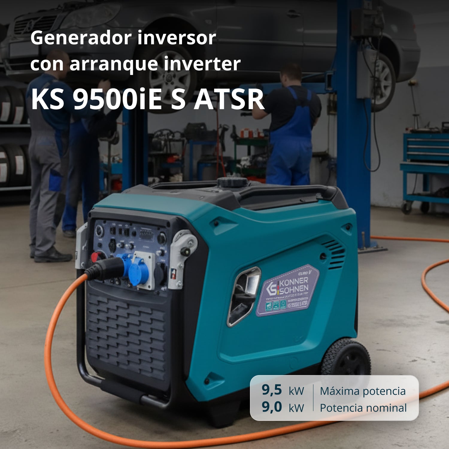 Generador Inverter KS 9500iE S ATSR