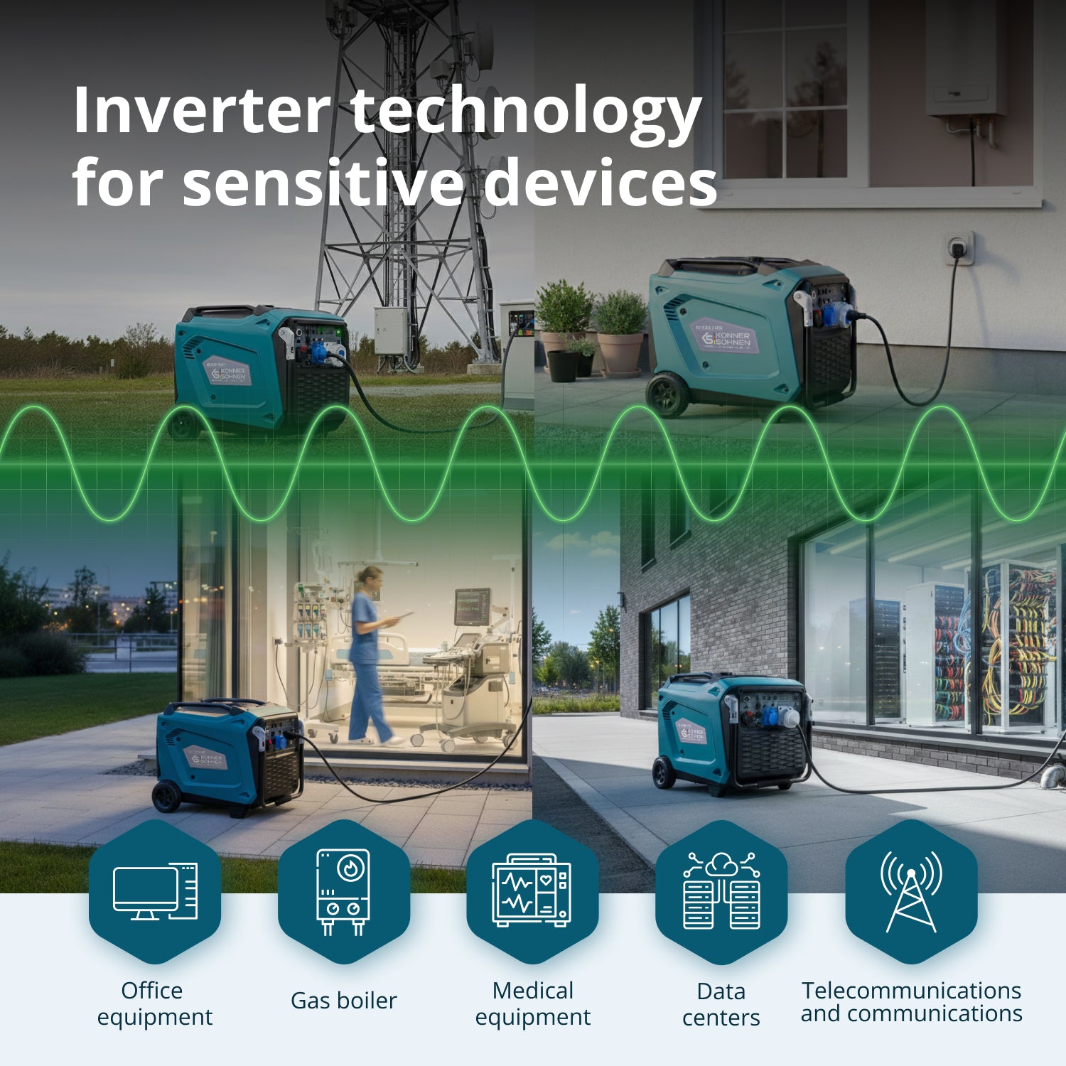 Invertorový generátor KS 9500iE S ATSR
