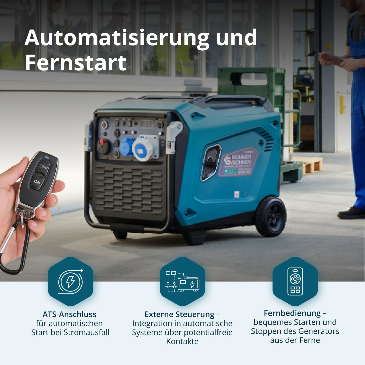 Invertergenerator KS 9500iE S ATSR