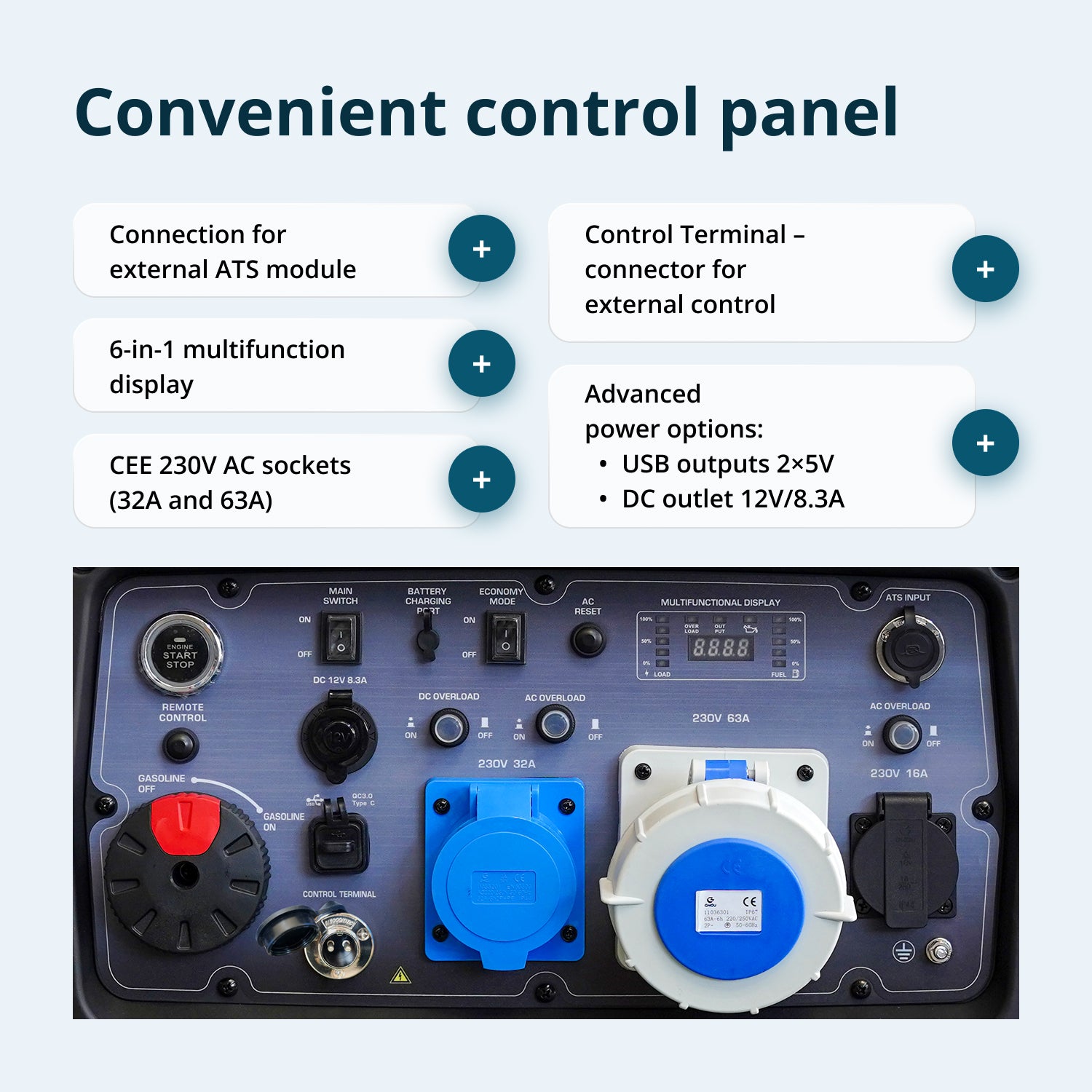 Invertorový generátor KS 9500iE S ATSR