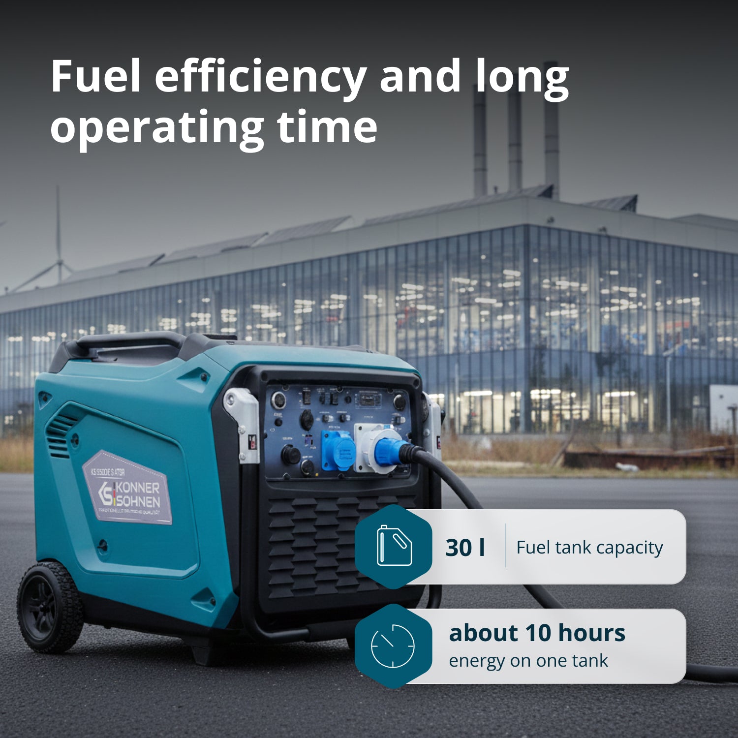 Invertorový generátor KS 9500iE S ATSR