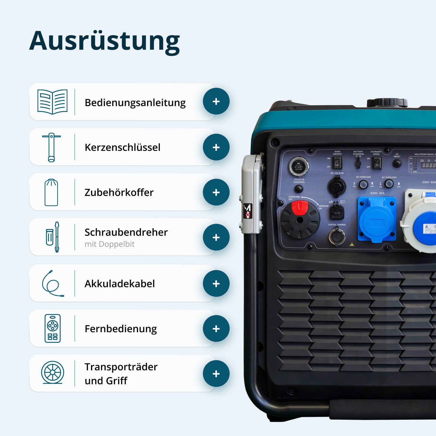 Invertergenerator KS 9500iE S ATSR
