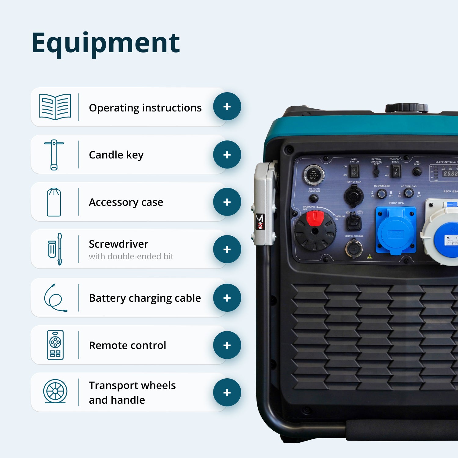 Invertorový generátor KS 9500iE S ATSR