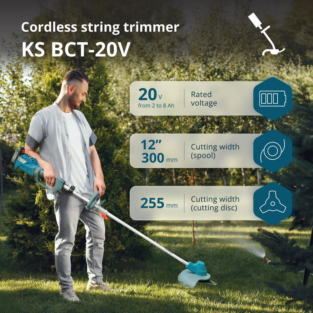 Propagační sada na péči o trávník KS 33LM-BCT20V-SET