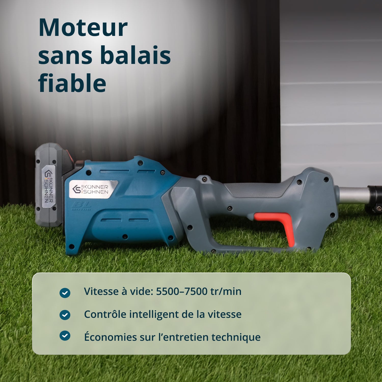 Coupe-bordures sans fil & Débroussailleuse KS BCT-20V (Reconditionné Excellent)