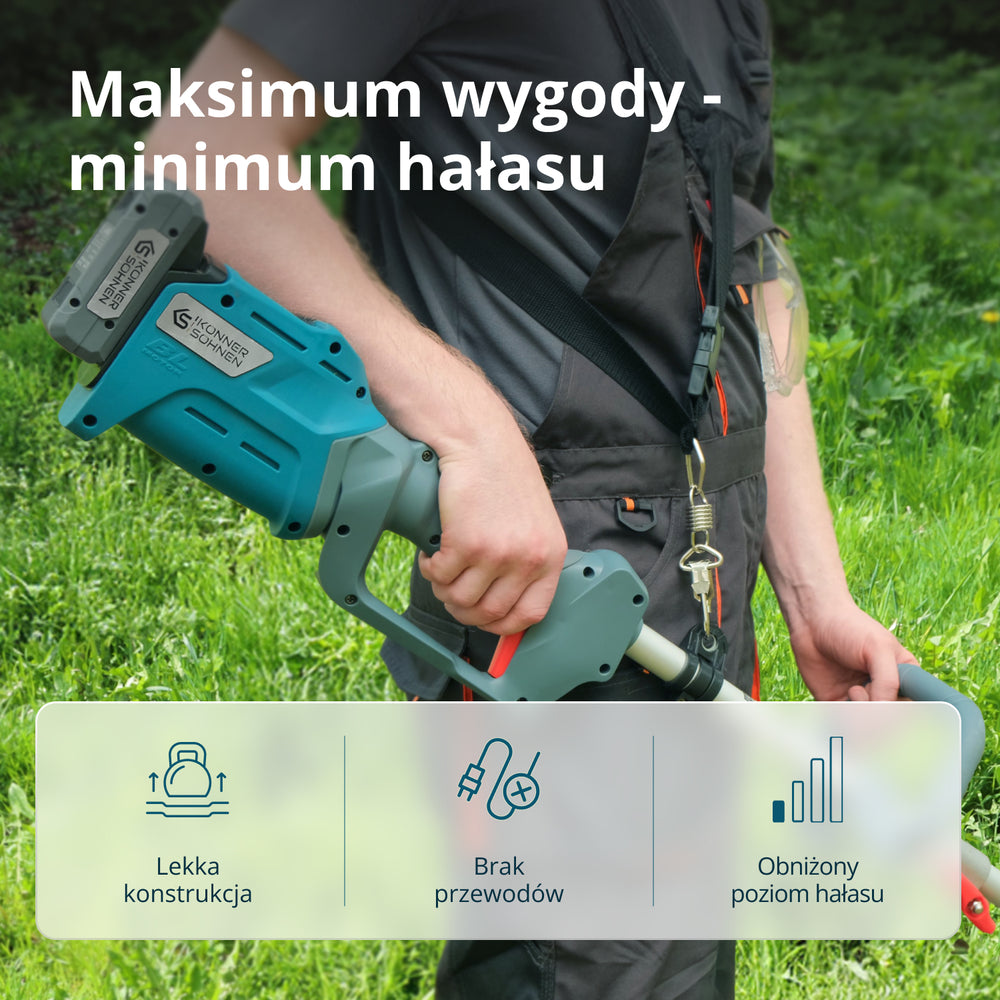 Akcyjny zestaw do pielęgnacji trawnika KS 33LM-BCT20V-SET