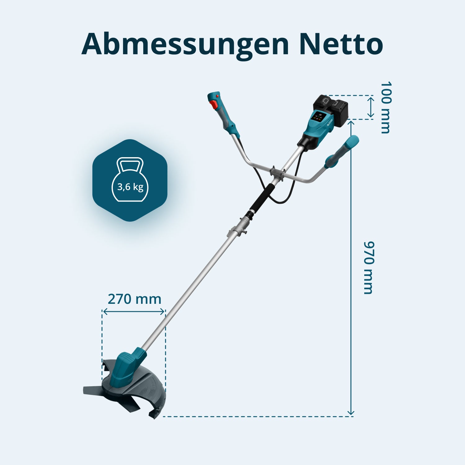 Akku-Rasentrimmer KS BCT-40V (B-Ware Sehr gut)