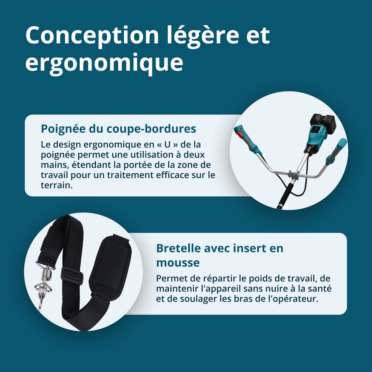 Taille-bordures de jardin sur batterie KS BCT-40V