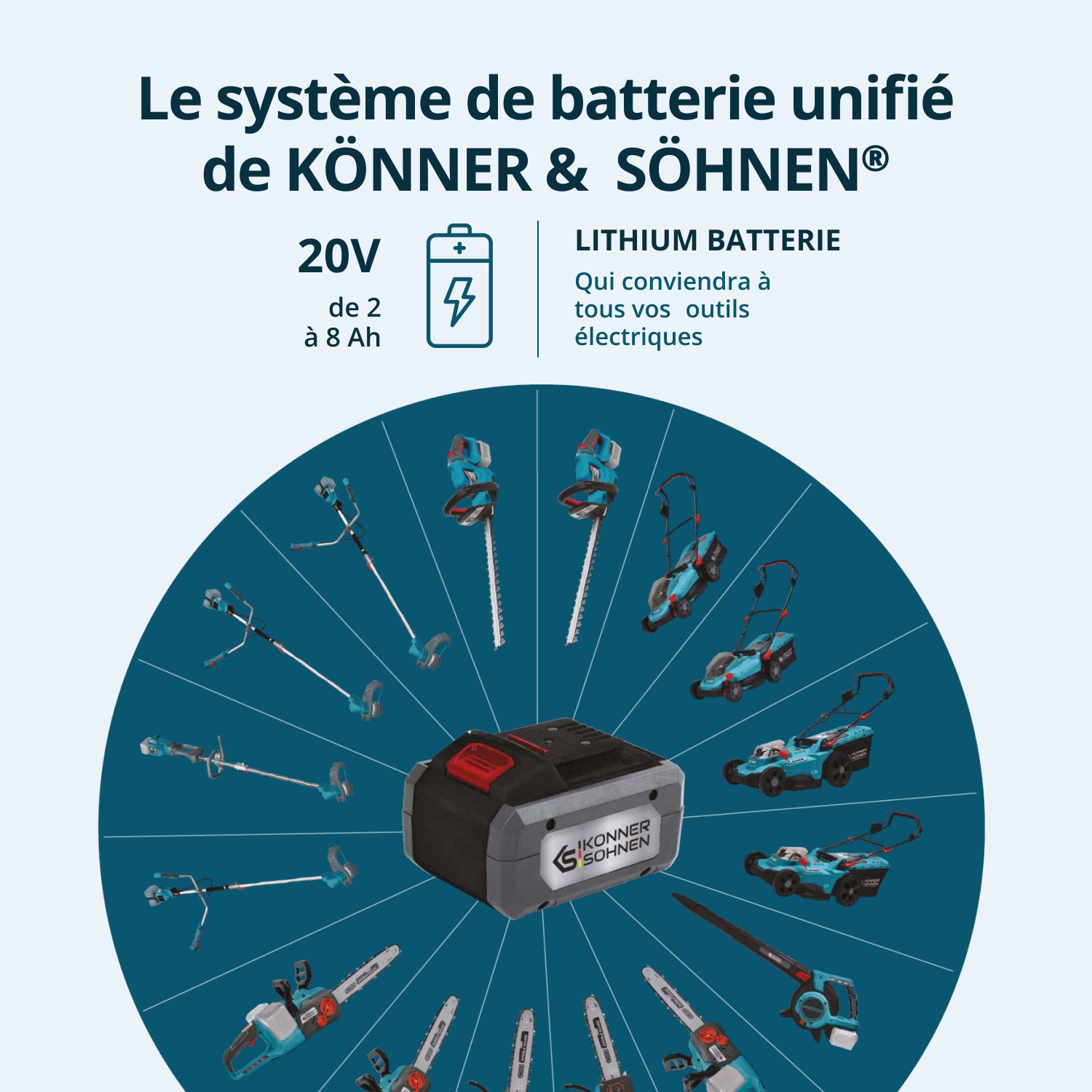 Taille-bordures de jardin sur batterie KS BCT-40V