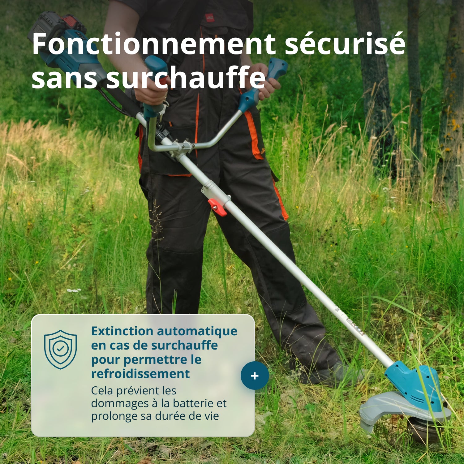 Taille-bordures de jardin sur batterie KS BCT-40V