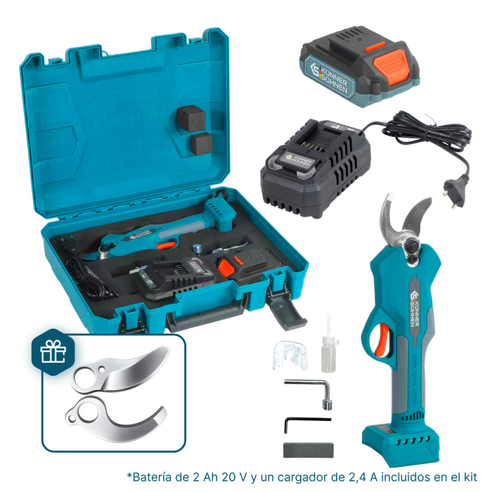 Tijera de podar a batería KS CPS20V-32 Case PLUS