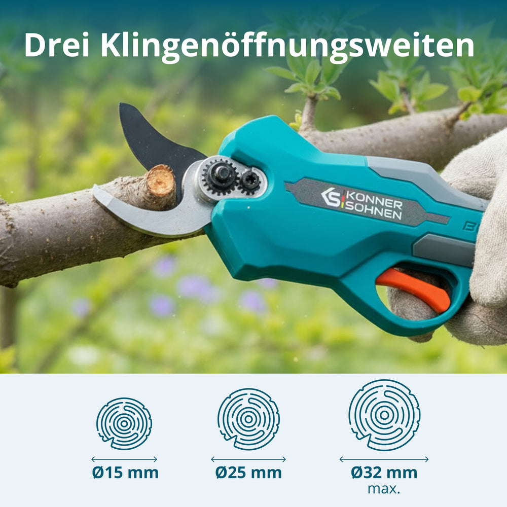 Akku-Gartenschere KS CPS20V-32 Case PLUS