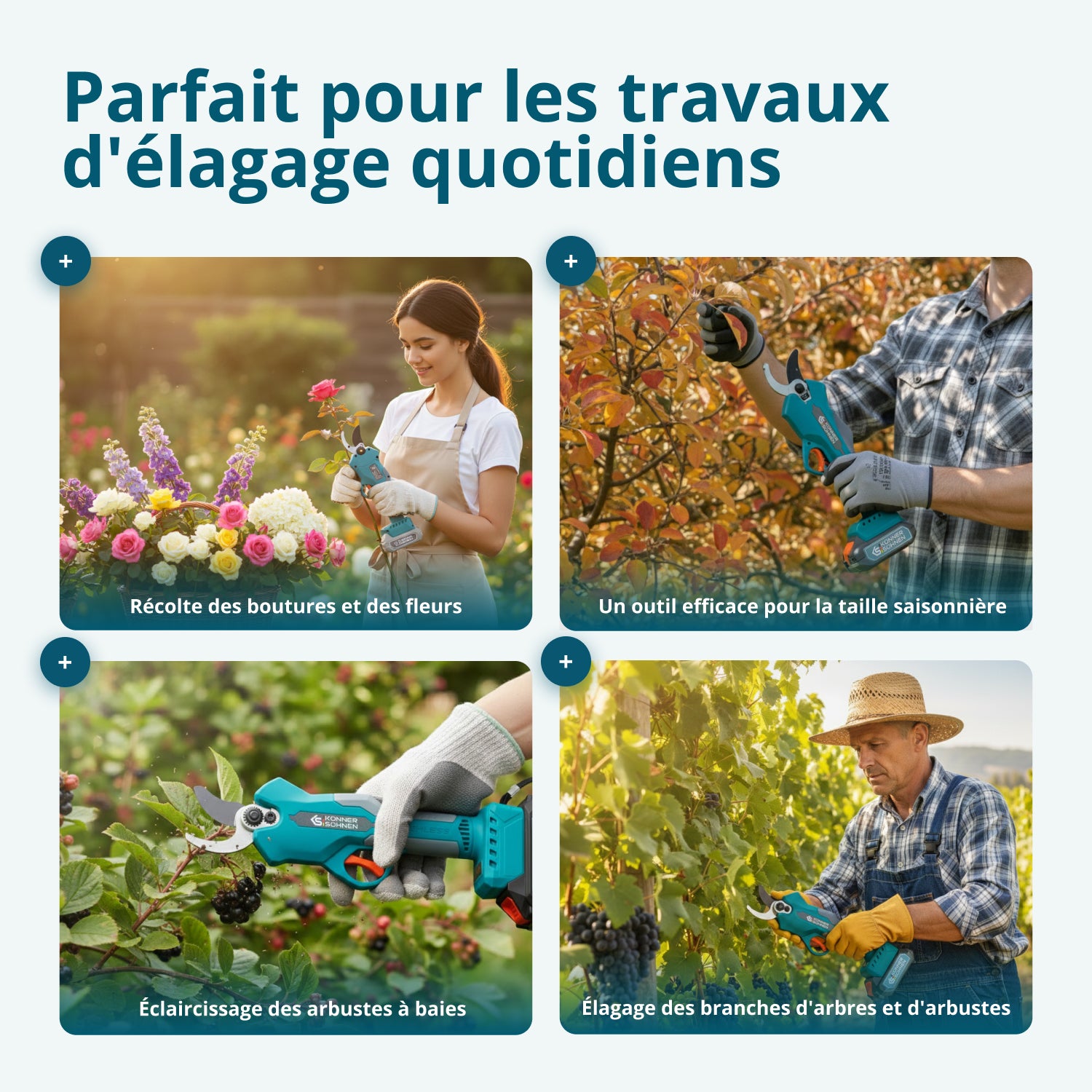 Sécateur à batterie KS CPS20V-32