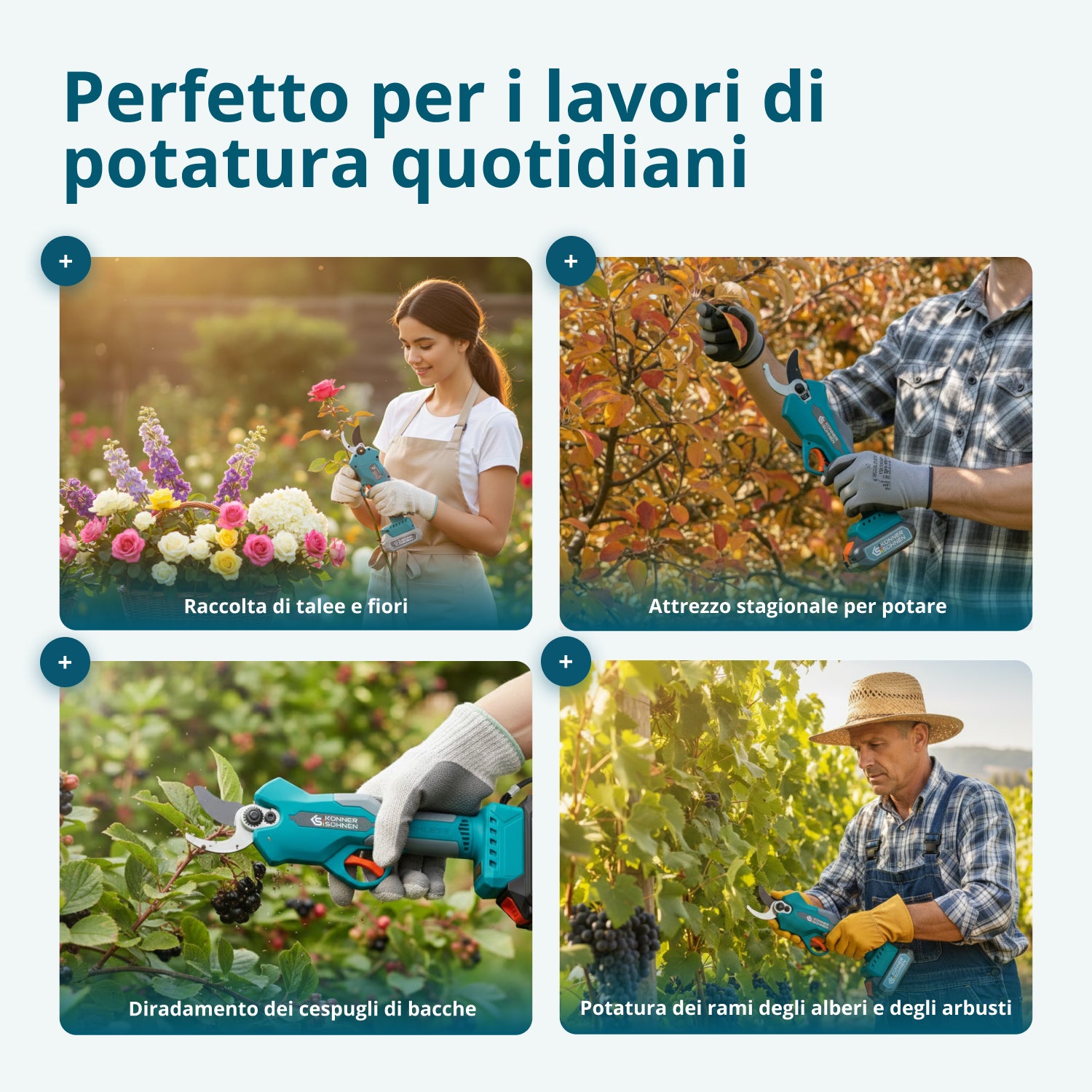 Cesoie Elettriche Senza Fili KS CPS20V-32