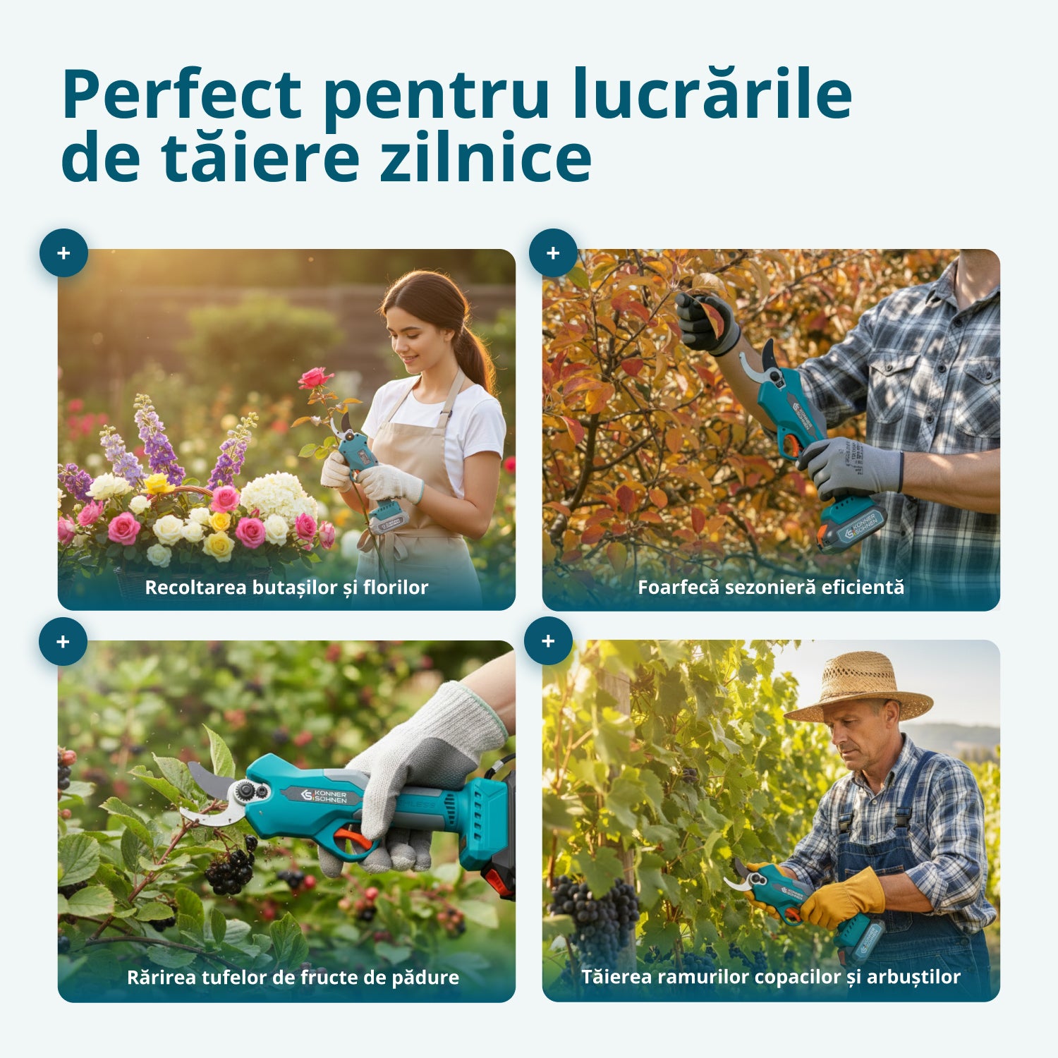 Foarfecă de grădină cu acumulator KS CPS20V-32 Case