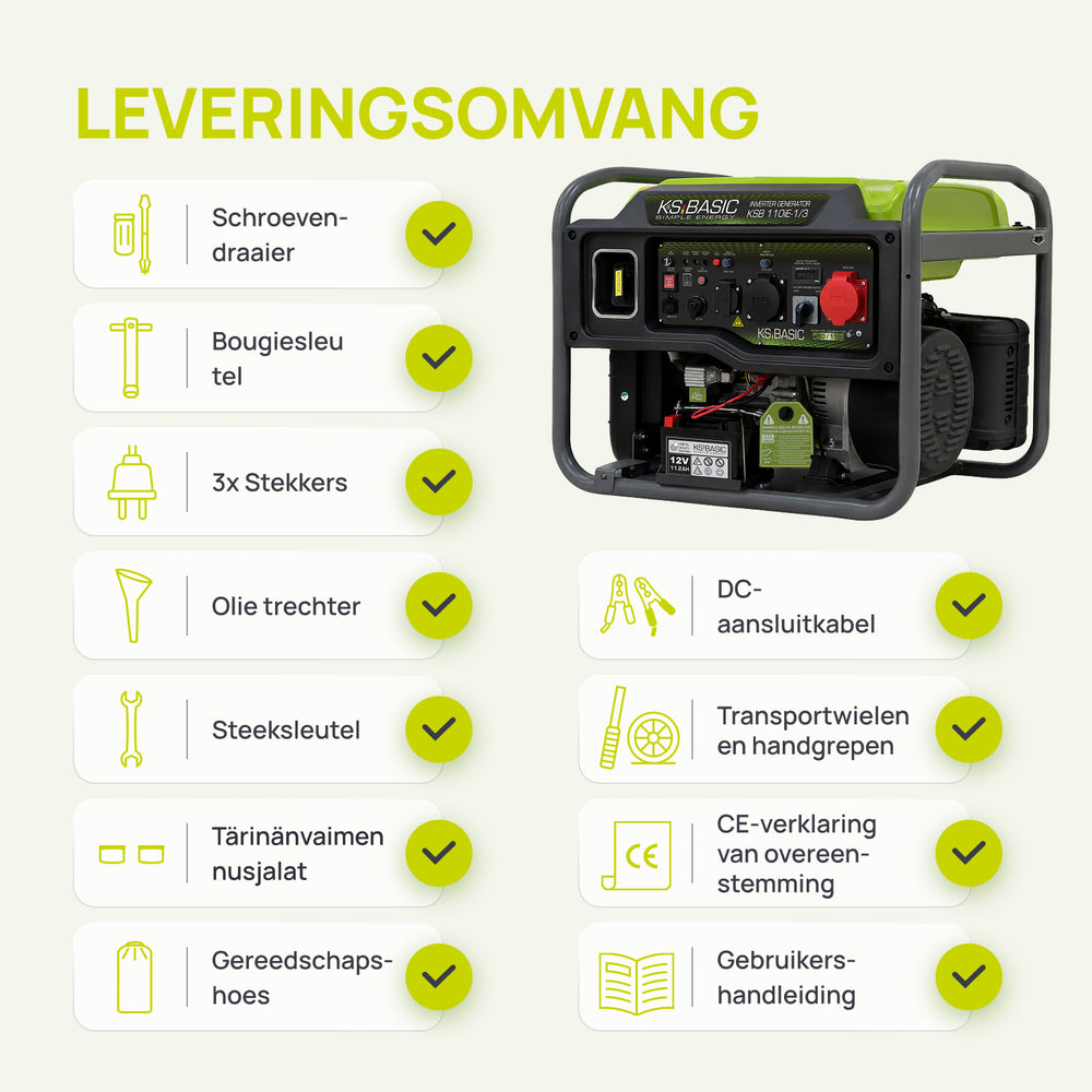 Invertergenerator KSB 110iE-1/3