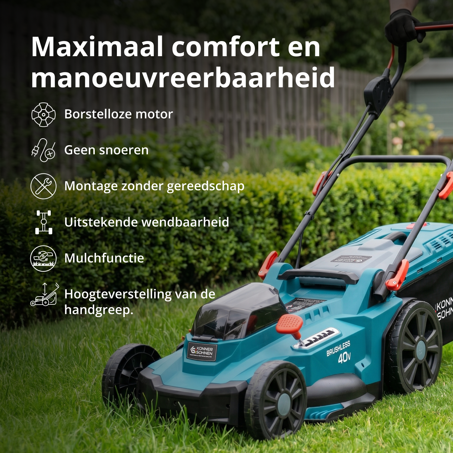 Snoerloze grasmaaier KS 43LM-40V