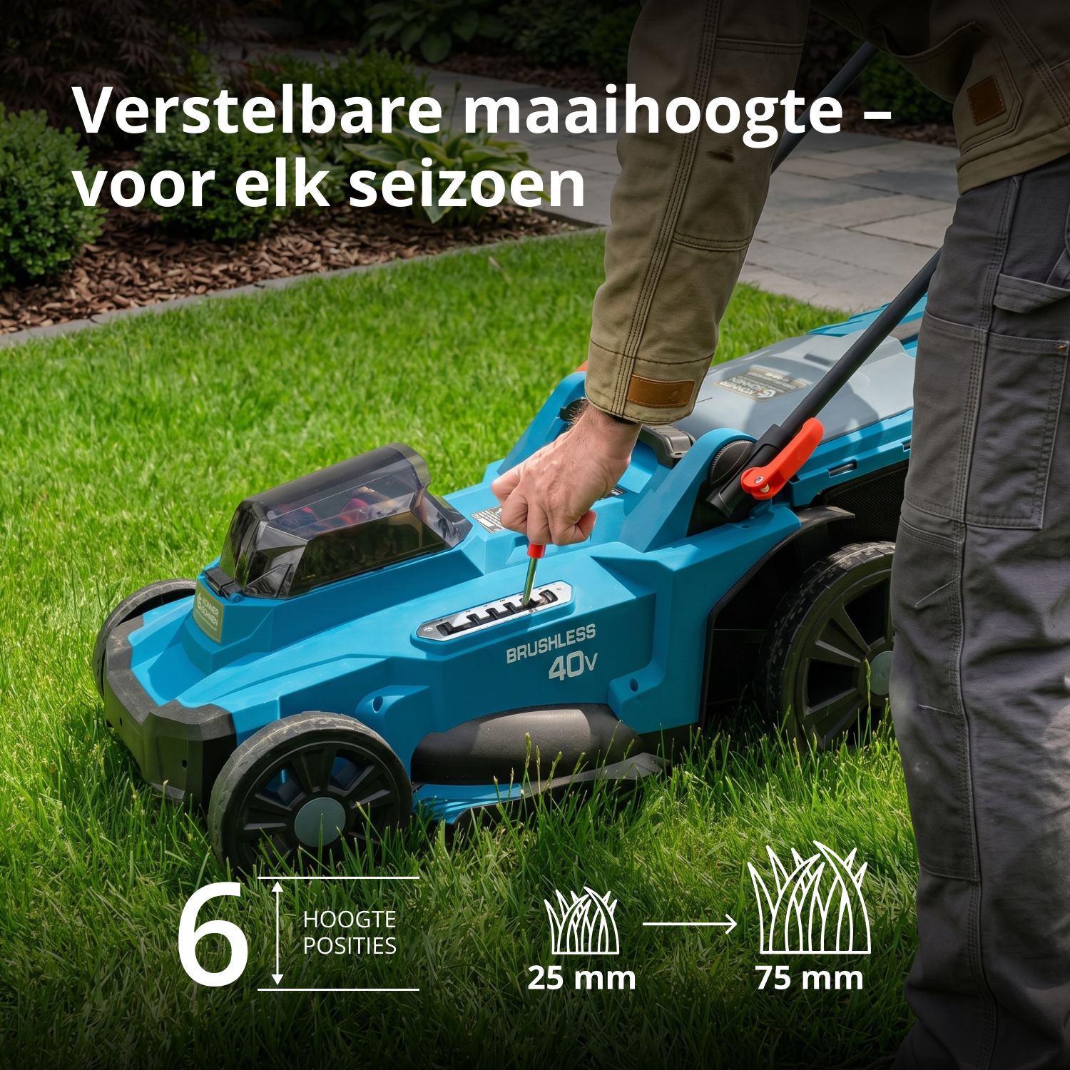 Snoerloze grasmaaier KS 43LM-40V