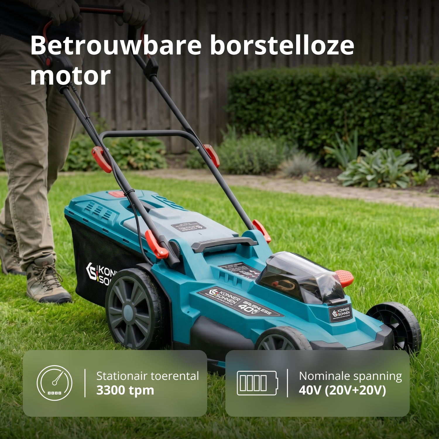 Snoerloze grasmaaier KS 43LM-40V
