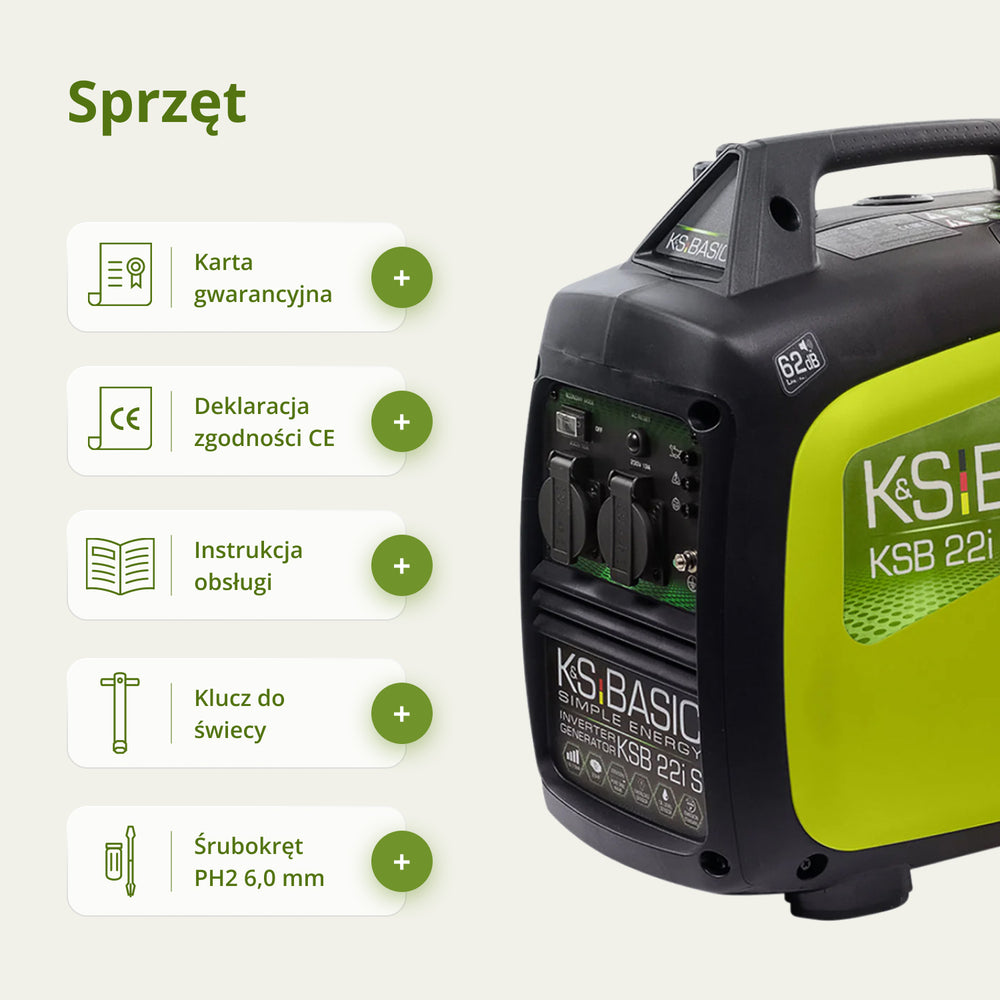 Inwerterowy generator benzynowy KSB 33i S