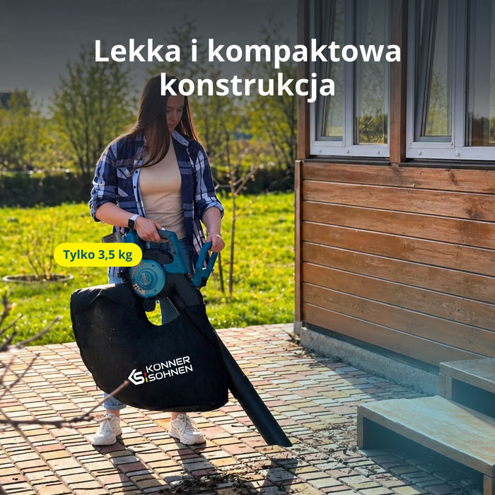 Ogrodowy bezprzewodowy odkurzacz-dmuchawa KS LBV-40V