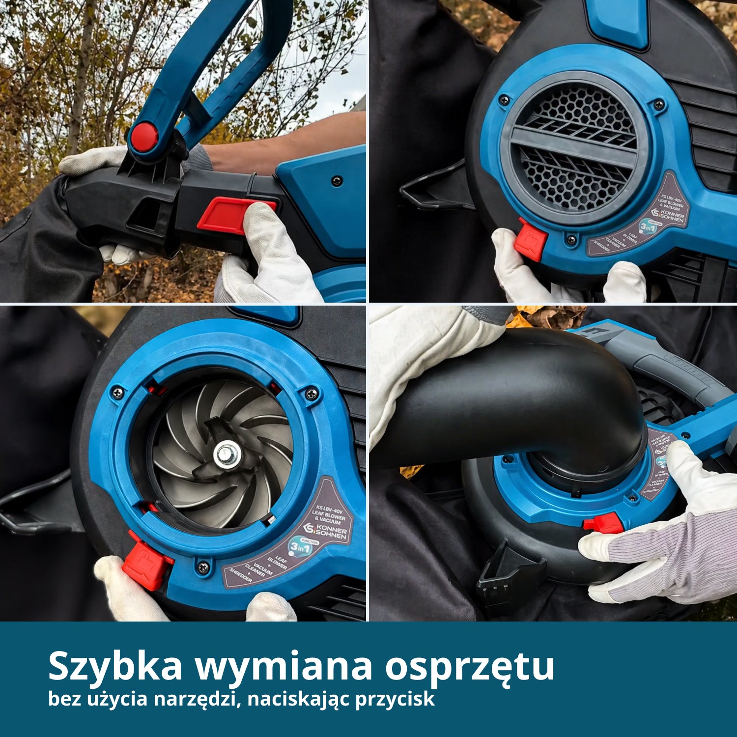 Zestaw promocyjny do przycinania żywopłotów KS LBV-HT-SET