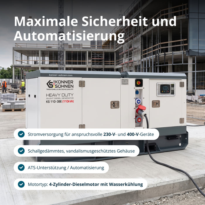 Diesel-Drehstrom-Elektrostation KS 110-3BE 