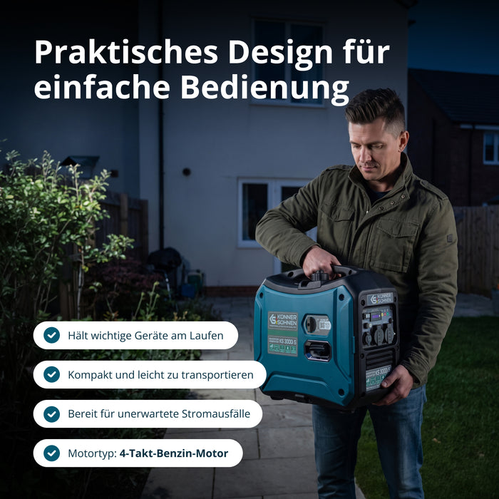 Invertergenerator KS 3000i S