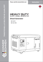 Generadores diésel KS 16-1/3E, KS 16-1E