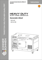 Generadores diésel KS 16-1/3E, KS 16-1E