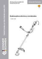 Recortadora eléctrica de jardín KS BCT-1400