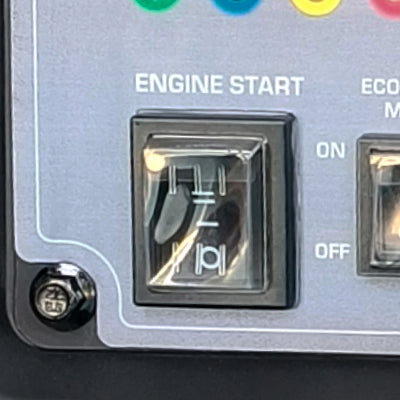 Handmatige en elektrische start