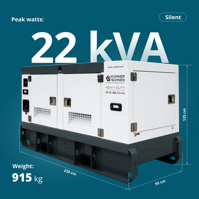 Tre-faset dieselkraftværk KS 22-3BE